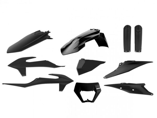 סט פלסטיק KTM EXC/EXC-F 20-23 שחור