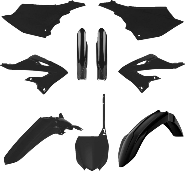 סט פלסטיק YZ125/250 22-24 שחור