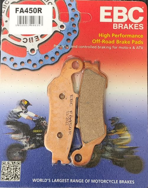 רפידות בלם סינטר קדמי WRF/YZ/F EBC