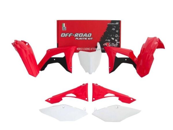 סט פלסטיק CRF250/450R 19-21 אדום לבן
