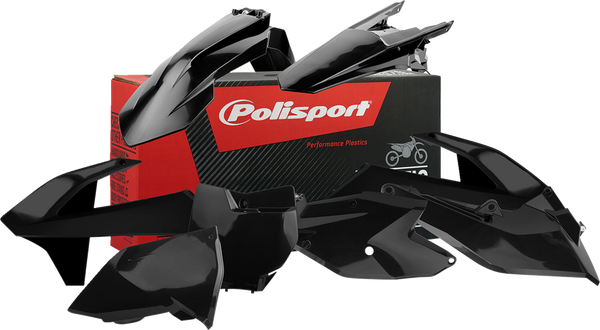 סט פלסטיק POLISPORT SX/SXF 16-18 שחור