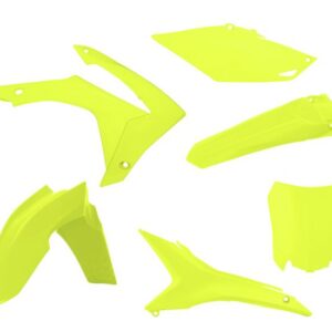 סט פלסטיק CRF250-450 13-17 צהוב נאון