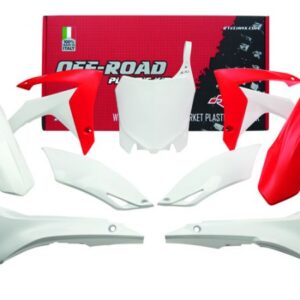 סט פלסטיק CRF250-450 13-17 אדום לבן
