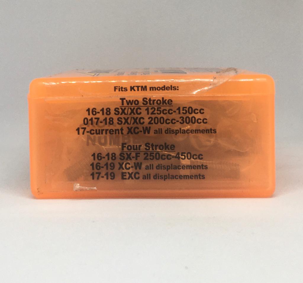 סט ברגים מקורי לפלסטיקה של אופנוע שטח - קטמ SX/XC/EXC – תמונה 2