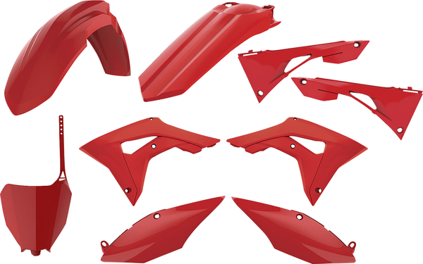 פלסטיקה POLISPORT CRF250/450 17-19 אדום