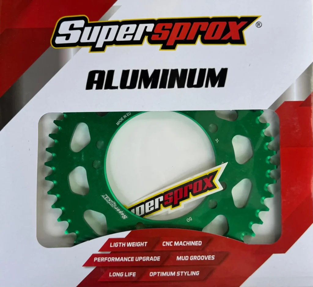 גלגל שיניים אחורי 50 שיניים KX80/85/100 1991-2019 ירוק