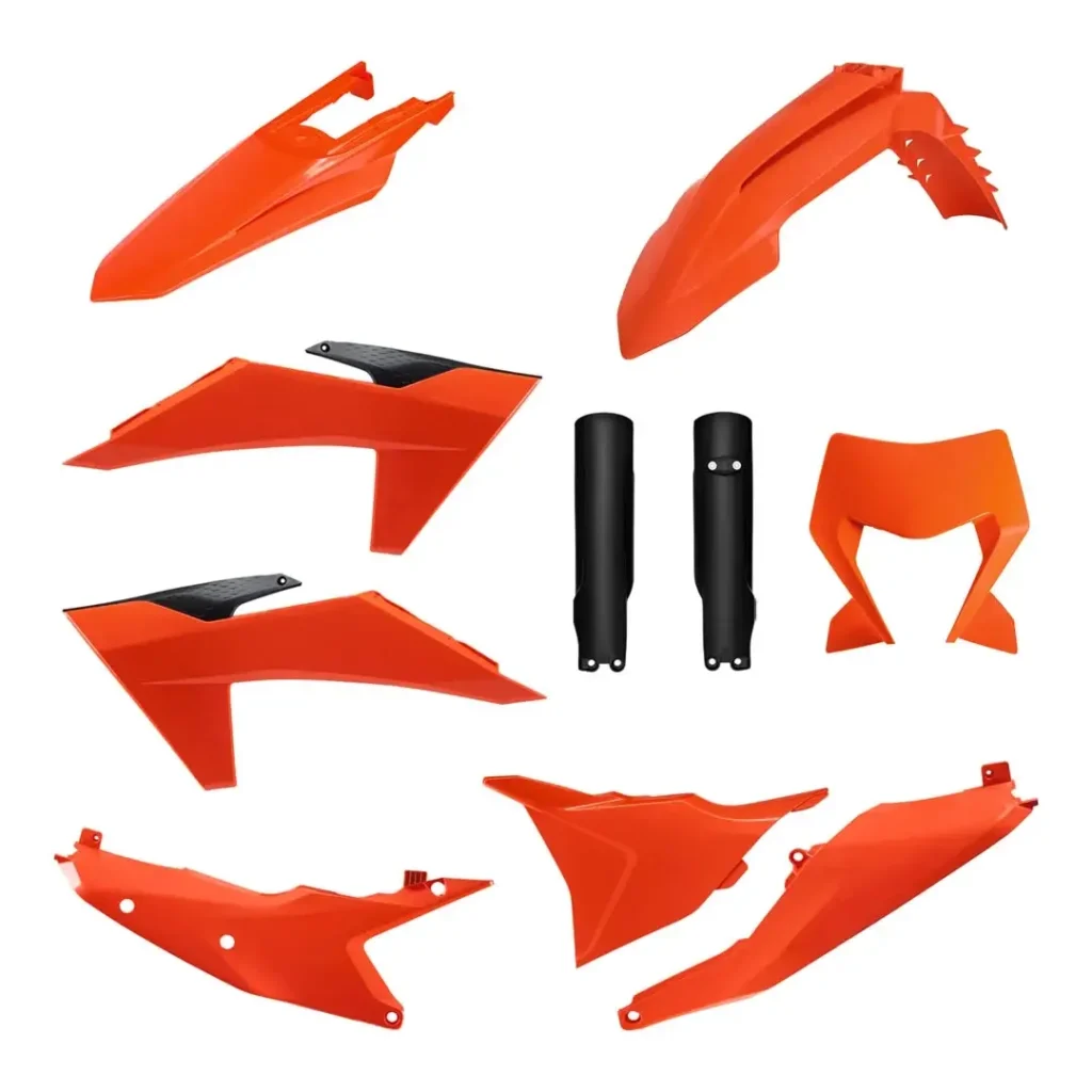 סט פלסטיק כתום שחור KTM EXC 150-250-300 TBI 24-25